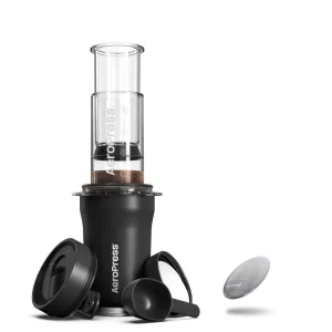 Go Plus Travel Coffee System & Stainless Steel Filter Bundle